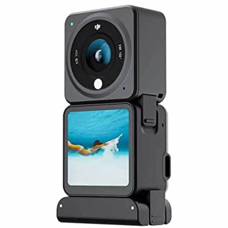 DJI Action 2 対応 磁気アダプターマウント アクセサリー 1/4ネジ穴 アダプター 三脚 自撮り棒に接続できる