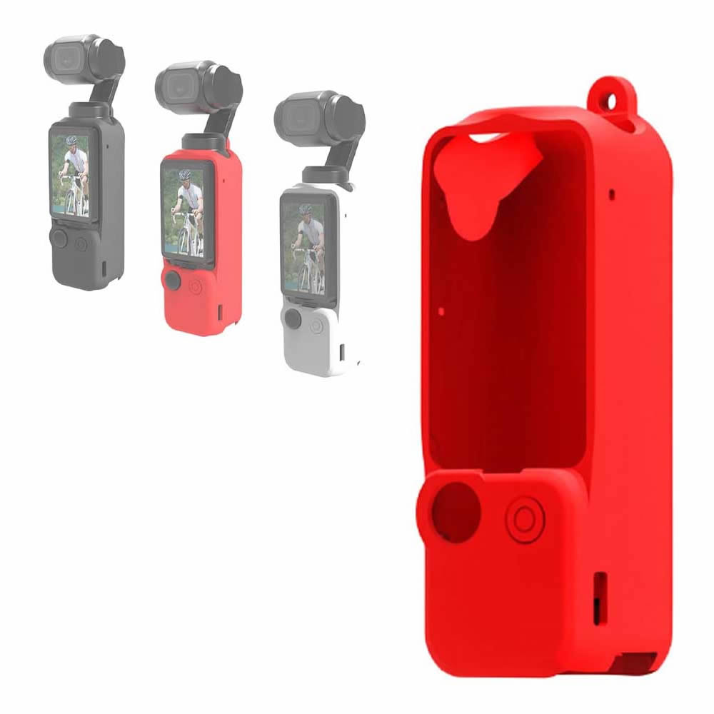 DJI Osmo Pocket 3 用シリコンカバー高品質 シリコンカバー +レンズキャップ キズ...