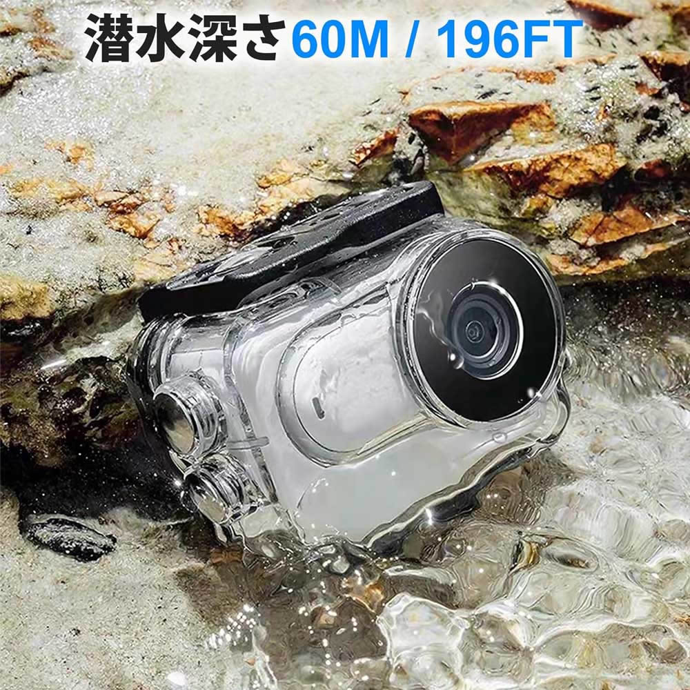 INSTA Go3 防水ケース 水中ダイビングケース ブラケットアクセサリー付き INSTA Go...