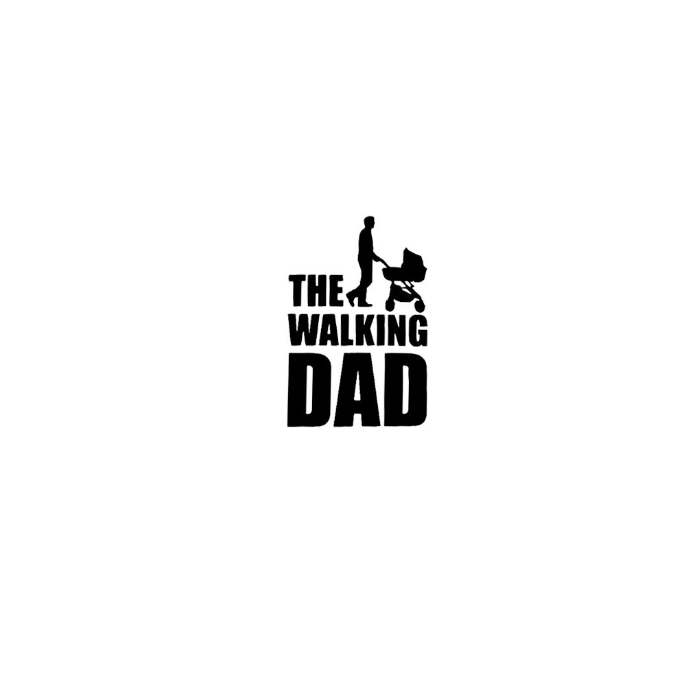 楽天カーパーツマニアックス楽天市場店ウォーキング ダッド ステッカー THE WALKING DAD ジョーク 子育て カスタム