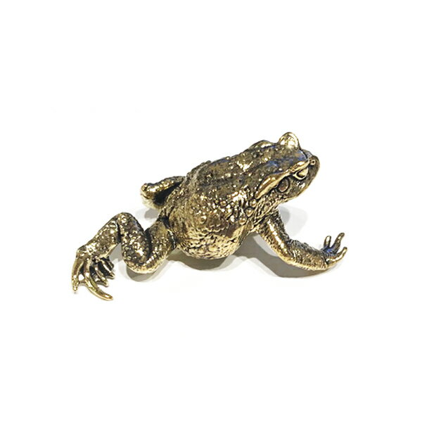 Rakuten - 蛙 黄金 カエル 真鍮 ゴールデン フロッグ ブラス BRASS FROG リアル GOLD