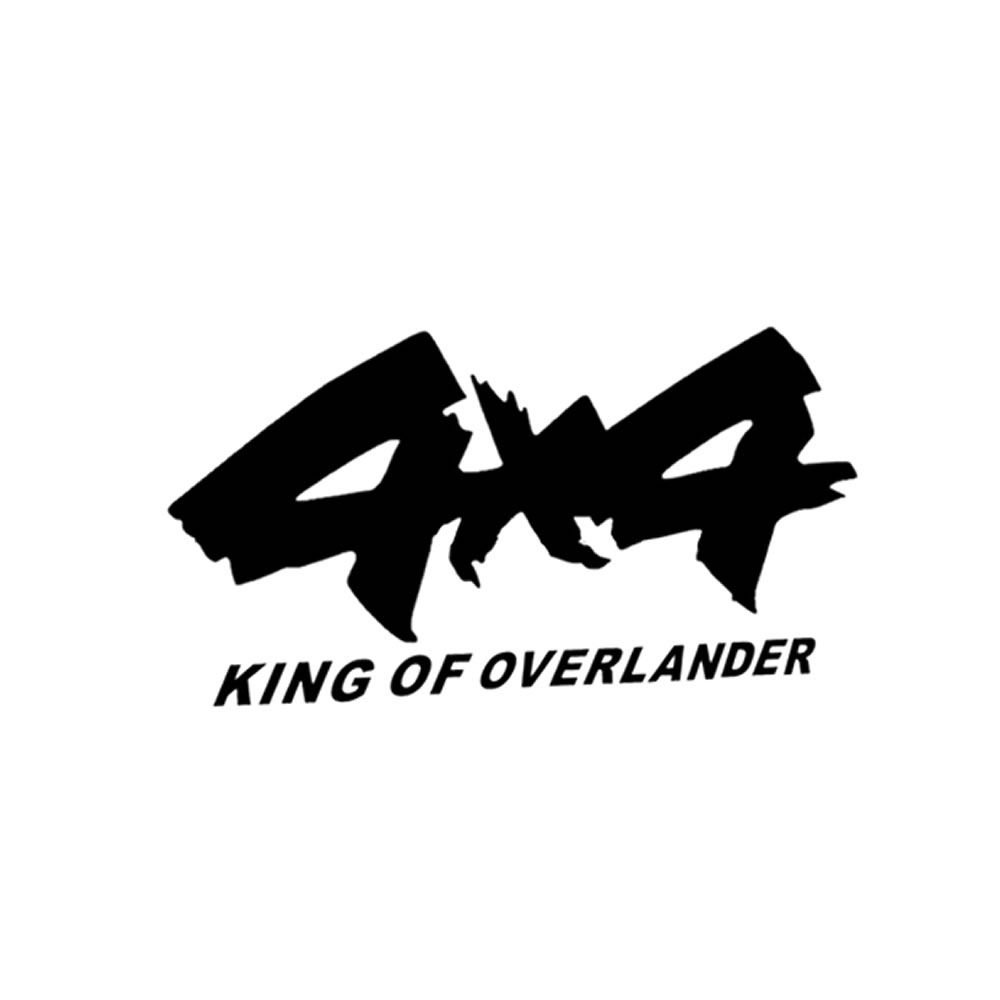 Rakuten - 【メール便対応可能】ステッカー 4×4 KING 四駆 クロカン アウトドア ステッカー カスタム 外装 sticker