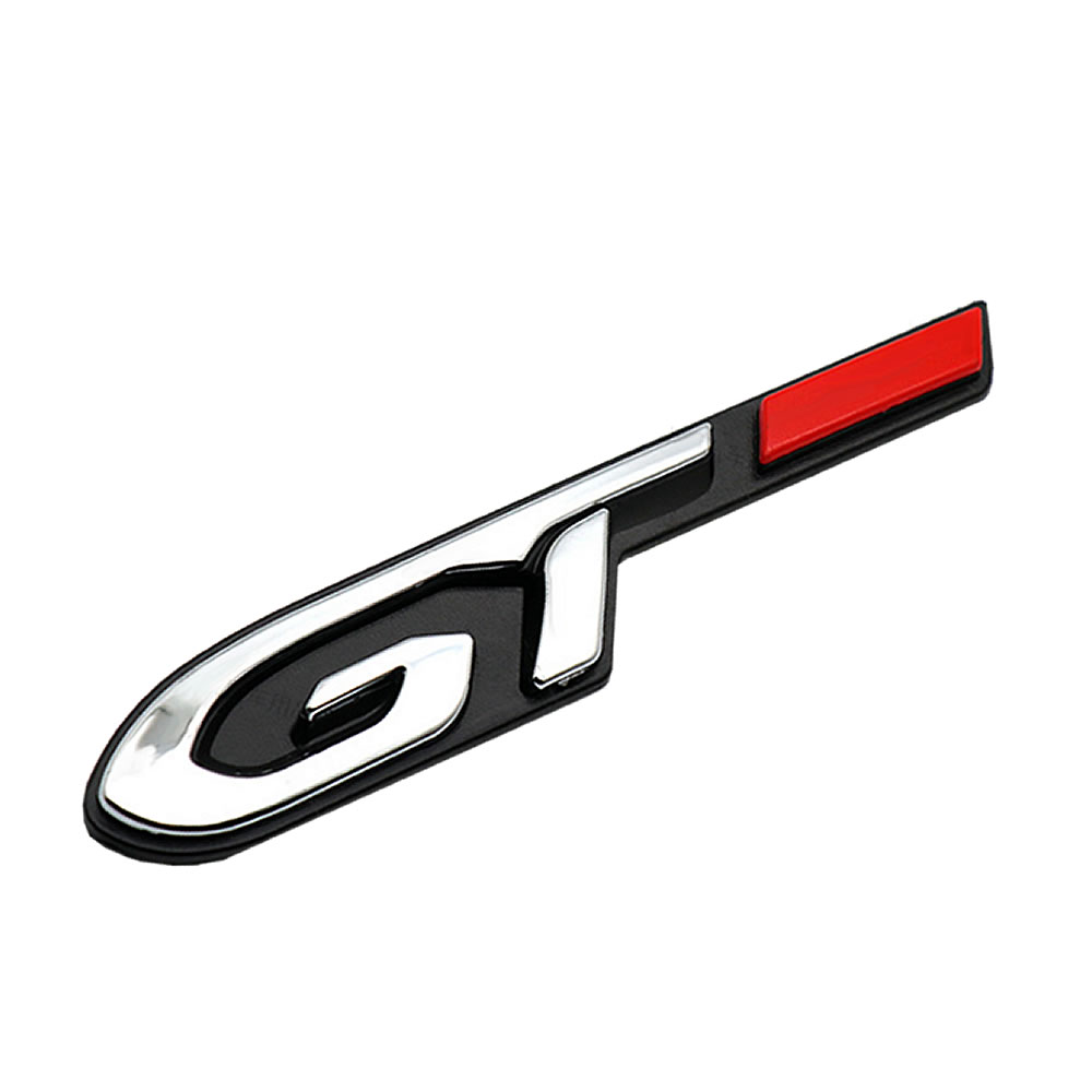Rakuten - 【メール便対応可能】GT レッドライン エンブレム ステッカー スポーツカー お洒落 シール 車 バイク 家電 カスタム ドレスアップ