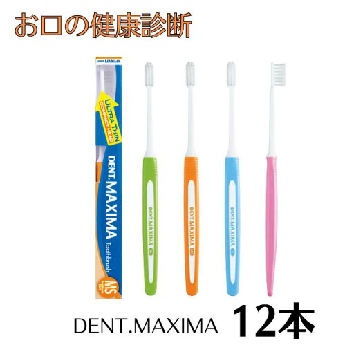 ライオン デント マキシマ DENT.MAXIMA 歯ブラシ 12本 アソート 【カラー指定不可】 ライオン デント マキシマ DENT.MAXIMA 歯ブラシ 12本 アソート 【カラー指定不可】