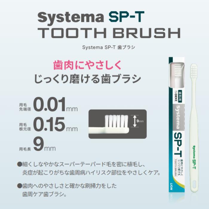 （最安値挑戦中）Systema SP-T 歯ブラシ 12本 歯科専売品 アソート ※カラー指定不可
