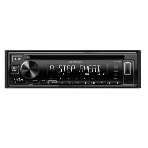 KENWOOD ケンウッド U340W CD/USB/iPodレシーバー MP3/WMA/WAV※/FLAC※対応