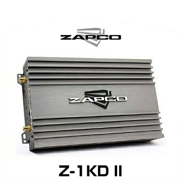 Z-IIシリーズパワーアンプは Z-LXシリーズのコンセプトを継承し開発されたパワーアンプです。 Z-1KD II　主な特徴 ・450W×1ch（4ス） ・ナチュラルハイパワーのD級動作 ・グランドがループにならないフローティング入力 ・パワー段はTO-3PタイプMOS-FET ■仕様 チャンネルモード 1ch 出力電力 450W×1ch　4Ω 700W×1ch　2Ω 1050W×1ch　1Ω 2100W×1ch　2Ω（Z-1KD II　2台によるブリッジ接続） 出力部動作クラス D級動作 周波数特性 10〜300Hz 歪み率 0.05％以下 SN比 90dB以上 ダンピングファクター 350以上 クロスオーバー周波数/スロープ LP 30〜250Hz　Butterworth 24dB/oct固定 位相調整 0度〜180度　連続調整式 バスブースト 45Hz　0〜+12dB　連続調整式 サブソニック 10〜66Hz 入力感度 0.2V〜8.0V 入力インピーダンス 30KΩ プリアウト 無し、マスター/スレーブ RCA IN/OUT ハイレベル入力 未対応 オートパワーオン機能 未対応 動作電源電圧 10.0V〜16.0V アイドリング電流 1.0A（無信号時） ヒューズ 内蔵無し（必ず外部ヒューズ80Aを接続してください） 外形寸法(W×H×D) 190×62×275(mm) 重量 3.8Kg オプション リモートレベルコントローラー　Z-BR II
