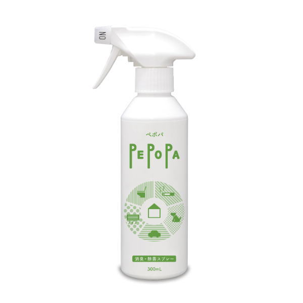 ミラクス PS-03-001 PEPOPA ペポパ 消臭・除菌スプレー 300ml 次亜塩素ナトリウム 食品添加剤 弱アルカ..