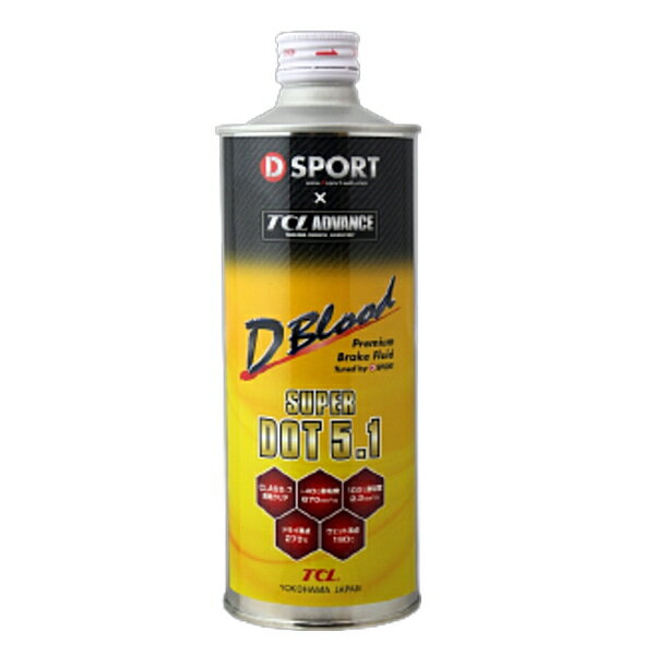 D-SPORT 31530-F002 D-Blood ブレーキフルード SUPER DOT 5.1 500ml