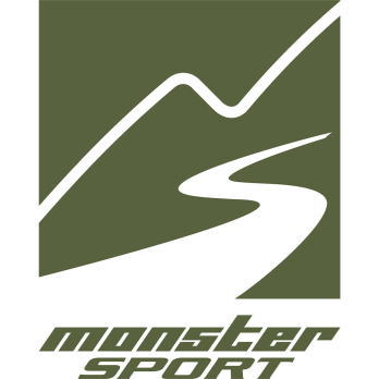 Monster SPORT モンスタースポーツ 896518-000MGR 95mm×119mm スクエアロゴステッカー マットグリーン 2枚組