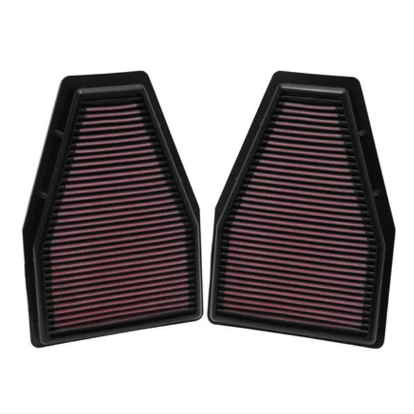 K&N 33-2484 エアフィルター ポルシェ 911 991 純正交換タイプ (2個入り) リプレスメント 正規品