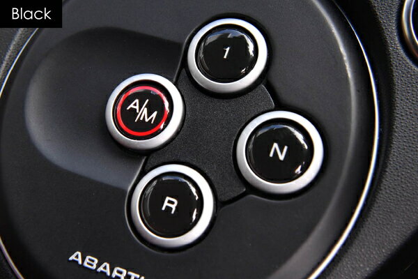CodeTech コードテック CO-MSD-A01 MTAスイッチデカール ブラック アバルト ABARTH 500・595・695・500..