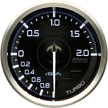 ■概要 Defi-Link Meter ADVANCE A1(アドバンスエーワン)はDefi-LinkアドバンスコントロールユニットSEまたはアドバンスコントロールユニットに接続して使用するリンクメーターです。 ADVANCE A1は低反射加工を施したガラスや、ヘアラインと凸形状の装飾が施された金属調の文字板を採用した、抜群の視認性を誇るプレミアムなモデルです。Φ60の9機種、Φ80の2機種のラインナップです。 ■ラインナップ Φ60はターボ計200kPa、ターボ計300kPa、インマニプレス計、油圧計、燃圧計、油温計、水温計、排気温度計、タコメーターの計9機種です。Φ80はタコメーター9000rpm、11000rpmの2機種です。 Φ60のターボ計200kPaと水温計はADVANCE CAN Driver接続用にセンサーの入っていないパッケージもあります。　