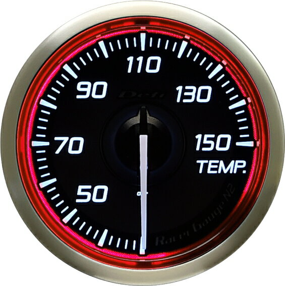 Defi デフィ DF16303 レーサーゲージN2 Φ52 温度計30～150℃ レッドモデル