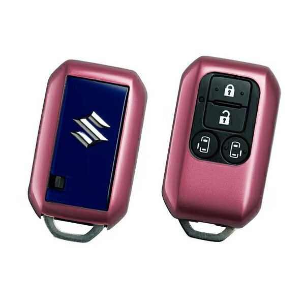 SUZUKI スズキ純正 99235-79R10-006 携帯リモコンカバー ピンクメタリック スペーシア MK53S パワースライドドア付車※Gは除く用 スマートキーケース キーカバー