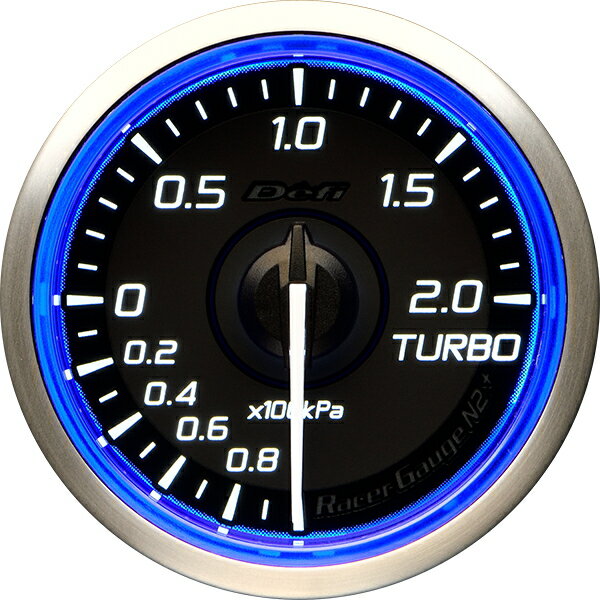 Defi ǥե DF19101 졼N2ץ饹 52 ܷ 100kPa+200kPa ֥롼ǥ Racer Gau...