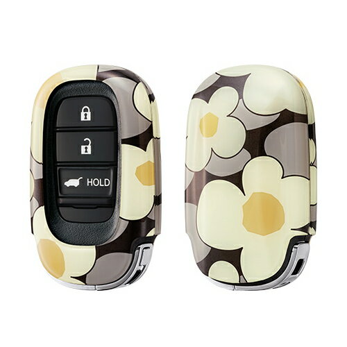 HONDA ホンダ純正 08F44-PM4-0A0A(08F44PM40A0A) 樹脂製携帯リモコンカバー ラテフラワー キーカバー