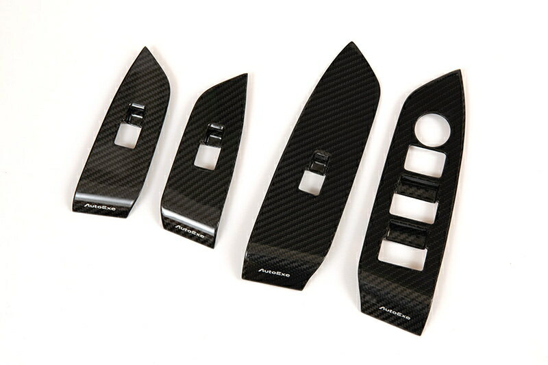 AutoExe オートエクゼ KFA1V1200 カーボンインテリアパネル ドアスイッチパネルガーニッシュセット CX-5 KF系全車用