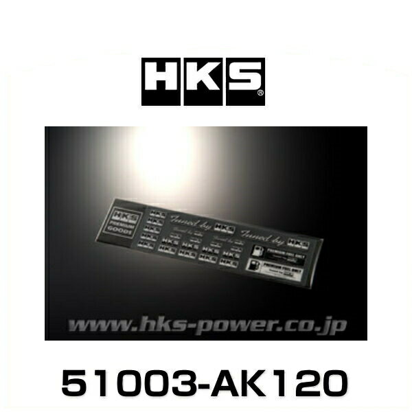 HKS 51003-AK120 ステッカー VARIETY