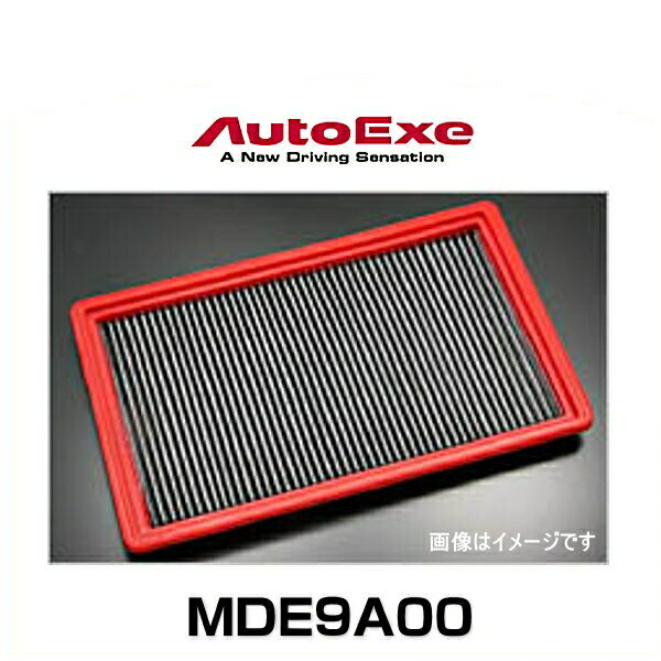 AutoExe オートエクゼ MDE9A00 乾式タイプエアーフィルター デミオ（DE5FS/DE3FS/DE3AS）、ベリーサ（DY/DC系全車）、アクセラ（BL5FW/BL5FP/BK5P）