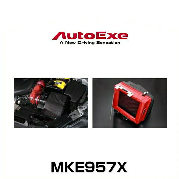 AutoExe オートエクゼ MKE957X スポーツインダクションボックス K&N製エアフィルター付 アクセラ（BM2FS/BM2FP）、アテンザ（GJ系ディーゼル車）、CX-5（KE系ディーゼル車）