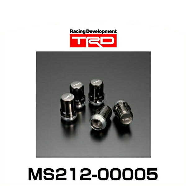 TRD MS212-00005 ラグナットセット ブラッククローム