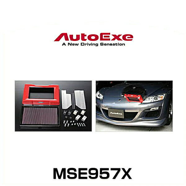 AutoExe オートエクゼ MSE957X スポーツインダクションボックス K&N製エアフィルター付 RX-8（SE3P）