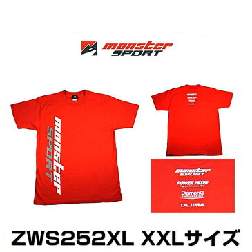 Monster SPORT モンスタースポーツ ZWS252XL XXLサイズ モンスタースポーツ ビッグロゴTシャツ （半袖）