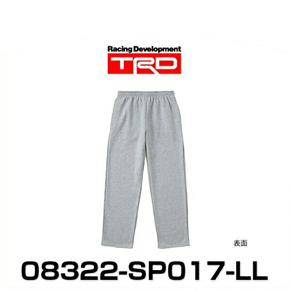 TRD 08322-SP017-LL スウェットパンツ LLサイズ グレイ SWEAT PANTS グッズ