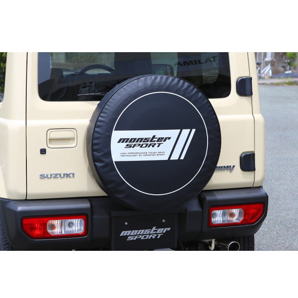 Monster SPORT モンスタースポーツ 771110-5500M スペアタイヤカバーMSサークル ジムニー [JB64W]用