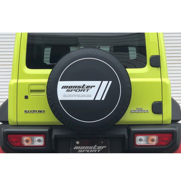 Monster SPORT モンスタースポーツ 771110-5600M スペアタイヤカバーMSサークル ジムニーシエラ [JB74W]用