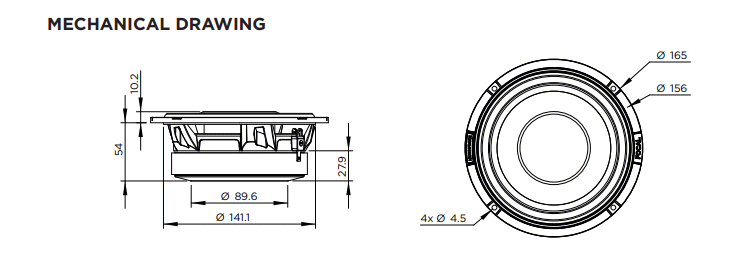 クリーズオンラインのFOCAL フォーカル 6.5 KM 165mm ウーファー WOOFER 1ペア K2 Power M（ケーツー パワー エム）｜アングル3
