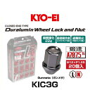 KYO-EI 協永産業 KIC3G キックス・レデューラレーシング・ロックナットセット ガンメタ M12 P1.25 19HEX 20個入