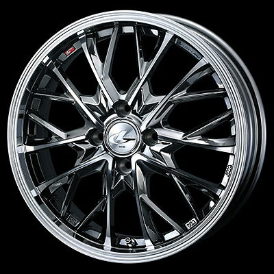 weds ウェッズ レオニス MV 41708 16インチ 16×5.0J インセット：45 穴数：4 PCD：100 ハブ径：65 カラー：BMCMC【ホイール4本価格】