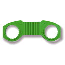 Zafety Lug Lock ゼイフティラグロック グリーン 33mm 100個入り 連結式 ホイールナットの緩み防止 タイヤ脱落・ナット外れの防止 トラック...