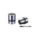 nepros ネプロス NB3-1/4W 9.5sq.ソケット（十二角）インチサイズ サイズ1/4インチ 1個 インチ工具