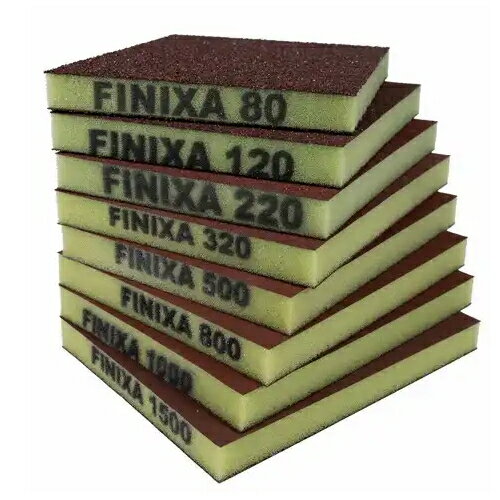 FINIXA フィニクサ SFP0220 シャープフォームパッド 研磨パッド 1ケース 24枚入り 番手P220 空研ぎ、水研ぎ サンディング