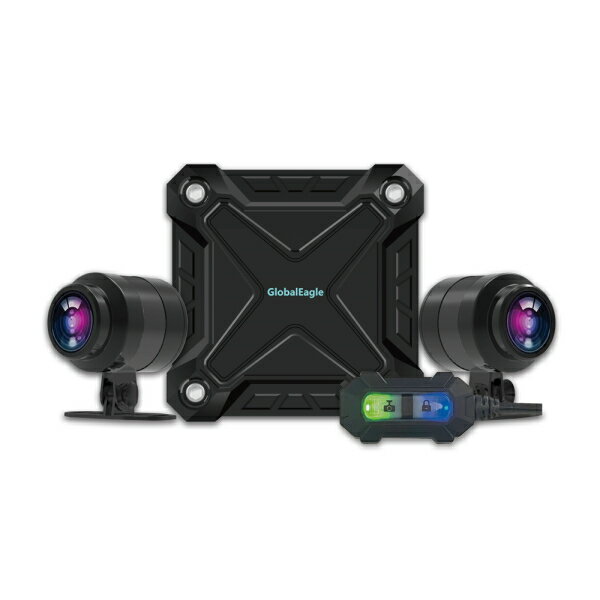 グローバルイーグル 二輪車用前後カメラ付ドライブレコーダー MOTOR DVR-X9 3年保証 バイク用ドラレコ