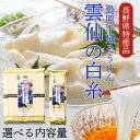 【長野県特産品】島原手延そうめん 雲仙の白糸(選べる内容量:300g/500g)