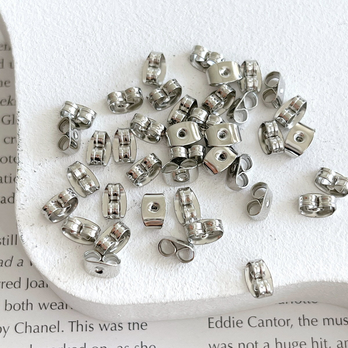 【100円!】ピアス キャッチ 基礎金具 【10ペア入】留め具 ゴールド シルバー ピアス メンズ 金 アクセサリー パーツ ハンドメイド 韓国 | アクセサリ...