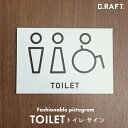 楽天CRAFT COLLECT【30日限定 最大ポイント10倍】【オーダーサイズ注文可能】ピクトサイン トイレピクトサイン