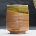和食器 伊賀焼 殿白窯 湯呑 大 6.5cm 焼締 灰釉