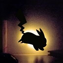 壁面取付LEDライト　ピカチュウ ウォールライト 走る　Pokemon Wall Light Pikachu　振動で点灯　照度センサー