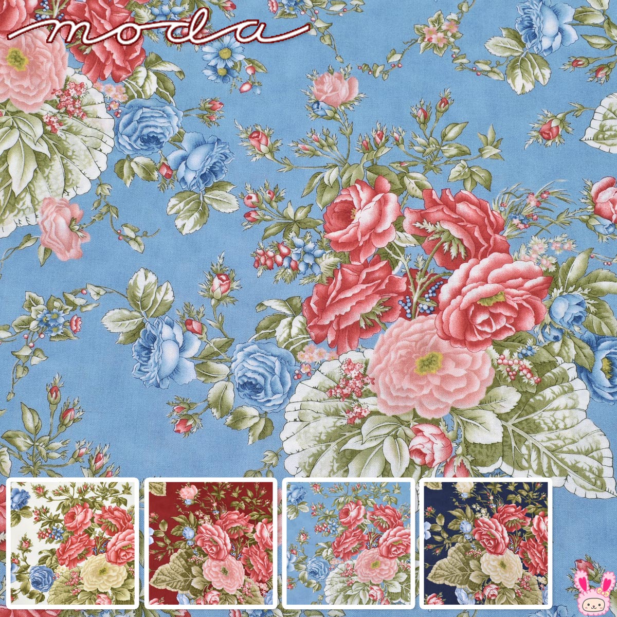 グランド・ヘブン　コットン生地　14980　Moda　モダ　(50cm以上10cm単位切り売り)