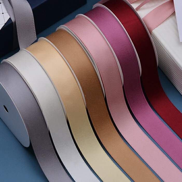 業務用　コットン風リボン　B　91m / 100Yards ロール巻き [メーカー取寄納期1か月]　【宅配便】