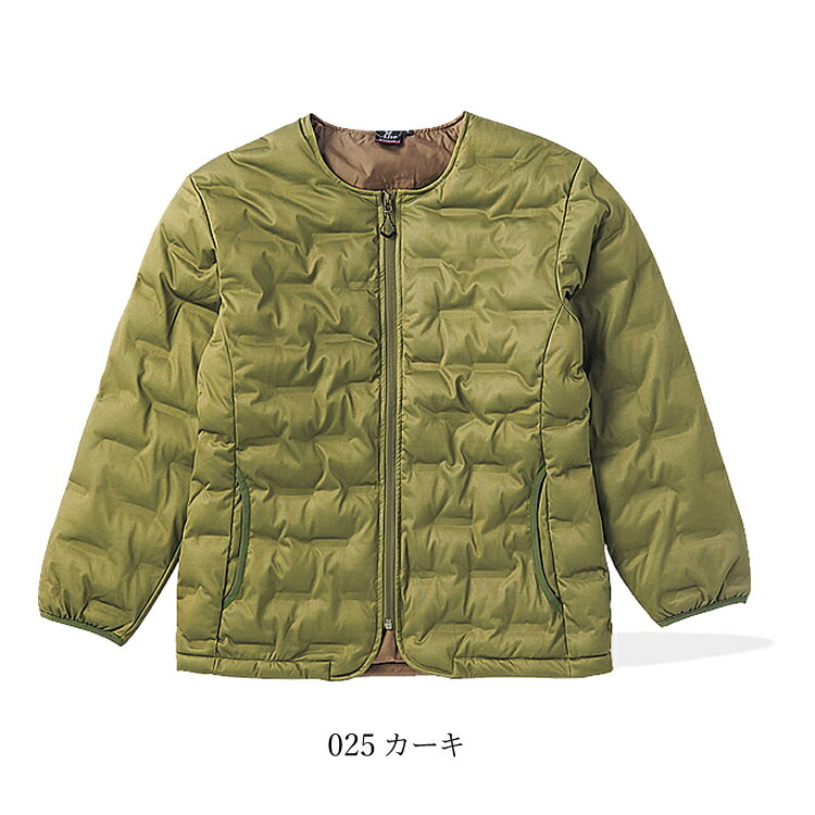ルネ 5138070 中綿ジャケット 34 カーキグリーン パール フード【中古 