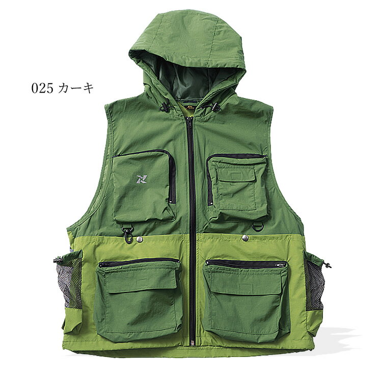 多機能ベストキャリーベストベストフート付きベスト軽量撥水多収納防災グッズアウトドアキャンプ釣りフェス作業作業ベストタルテックスLX51142【あす楽対応】