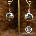 シルバーピアス/シルバー925/ターコイズ/天然石/コーラル/赤珊瑚/フックピアス/ネイティブスタイル/2個セット/spi-na1008069 シルバーアクセサ...