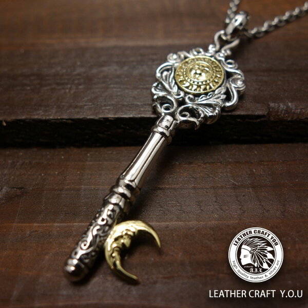 ネックレス/ペンダント/トップ/シルバー925/ブラス/ペンダントトップ/svtop-go17125 誕生日プレゼント ギフト レザークラフト優