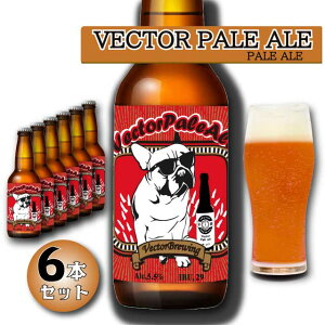 //送料無料//【クラフトビール6本セット】ベクターペールエール VectorPaleAle / 東京の下町”浅草橋”にあるブルワリー//ベクターブルーイング ご当地ビール エールビール ビール 地ビール 東京 台東区 浅草橋 詰め合わせ ギフト 内祝い 送料無料 熨斗（のし）対応可